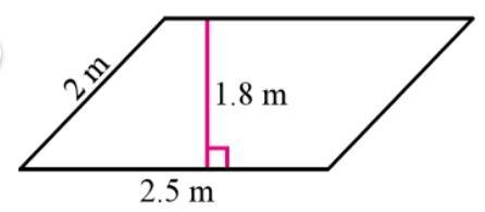 Find the area of the parallelogram.-example-1