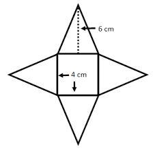 Find the total surface area of the pyramids below-example-1