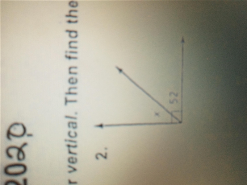 Find the value of x for the following problems 1-3.-example-1