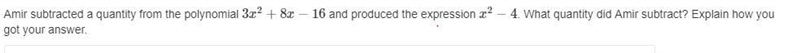 For this you are subtrating polynomial expressions-example-1