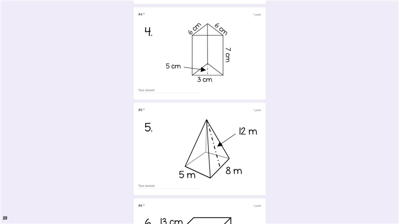 Help i dont know the formula for the triangle to find the answer its surface area-example-1