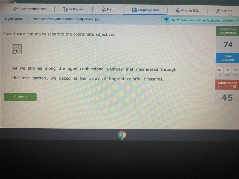 Please help, I have answered 74 questions and I still have other work to do. Yes I-example-1