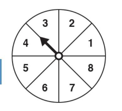 Use the spinner to find the theoretical probability of spinning an even number.-example-1