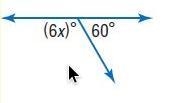 Find the measure of x in each figure.-example-1