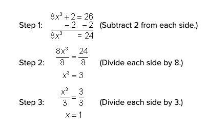 Brandon used inverse operations to solve an equation in his homework assignment. During-example-1