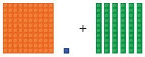 Which models represent the sum? 1.1 + 0.6 Select each correct answer.-example-2