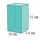 A box has the shape of a rectangular prism with height 31 cm. If the height is increased-example-1