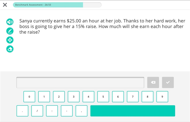 Sanya currently earns $25.00 an hour at her job. Thanks to her hard work, her boss-example-1