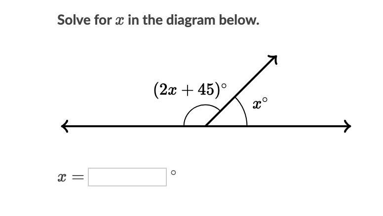 Solve for x in the diagram below.-example-1