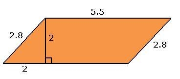 (* Picture not drawn to scale) Find the area of the parallelogram above. A. 54 square-example-1