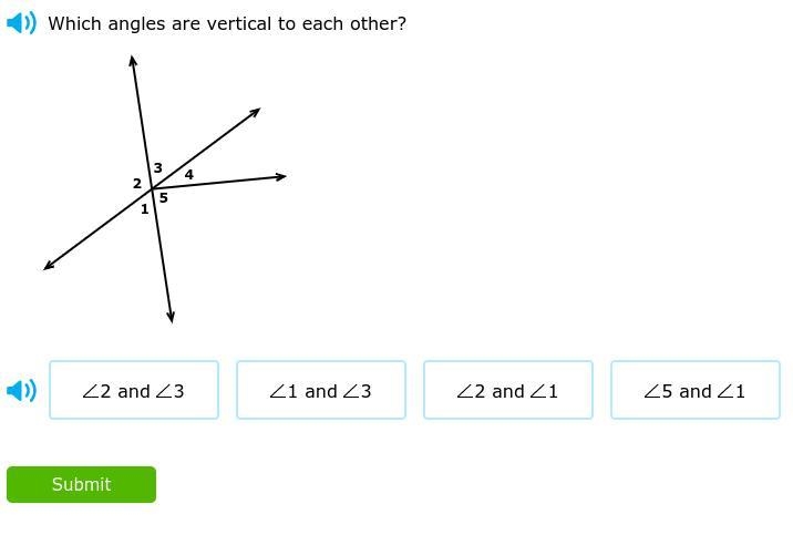 Which angles are vertical to each other-example-1