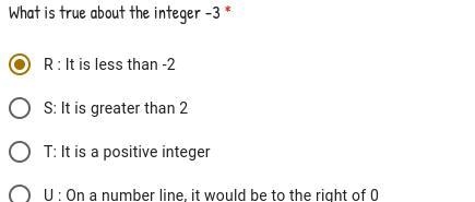 What is true about the integer -3?-example-1