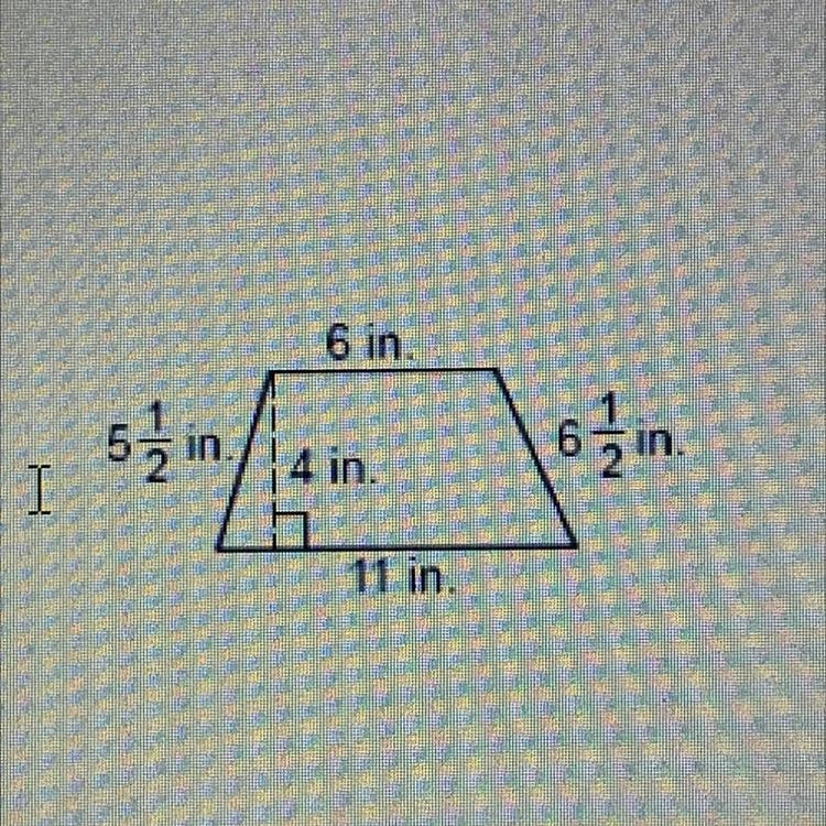 Please help me find the area and perimeter of the trapezoid.-example-1