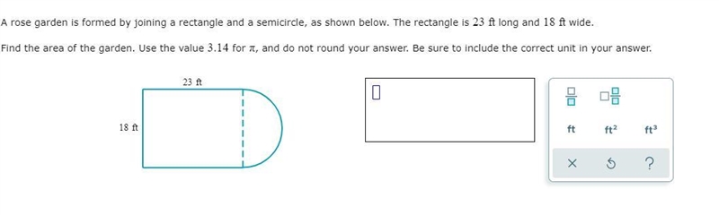 Pls help, if you awnser please tell me what I should use (ft, ft2, ft3) and use 3.14 for-example-1