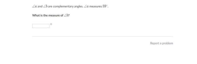 A and B are complementary angles. A measures 59∘-example-1