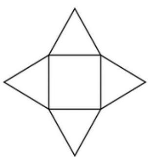 Which net matches the 3-D shape below? Group of answer choices the first image is-example-5