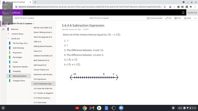 Please answer this and put the answer on the number line-example-1