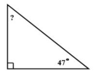 What is the value of the missing angle?-example-1