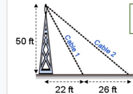 How long is cable 1? How long is cable 2?-example-1