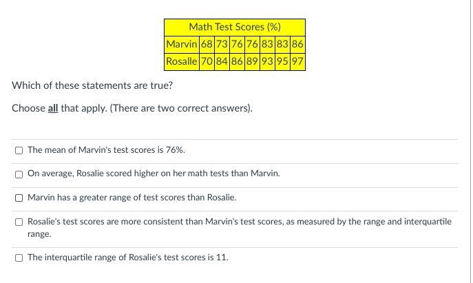 Which of these statements are true?-example-1