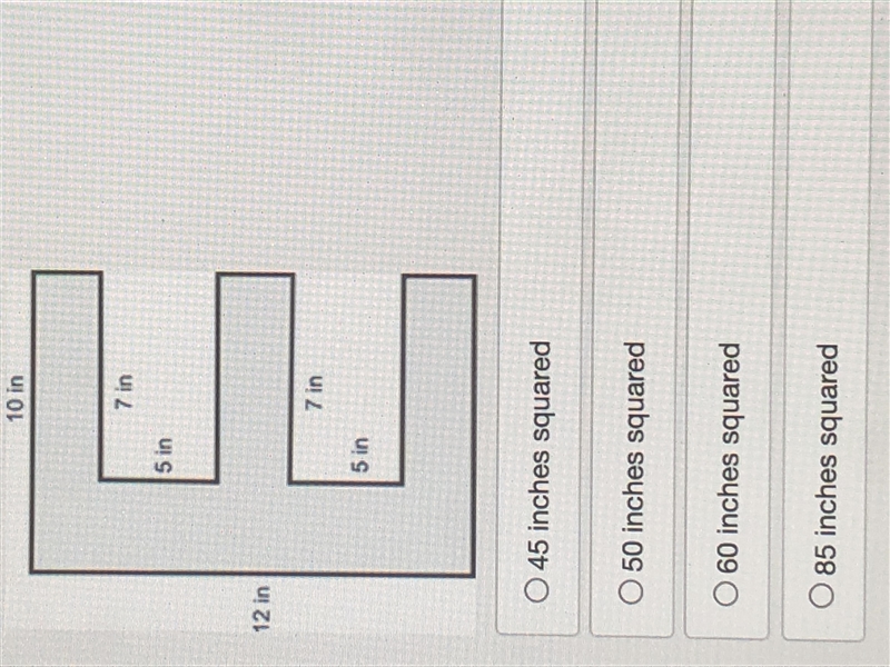 Calculate the area of the irregular polygon shown below:-example-1