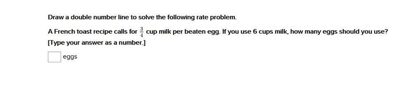 Draw a double number line to solve the following rate problem.-example-1