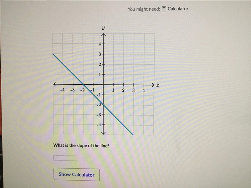 What is the slope of the line? Please explain-example-1