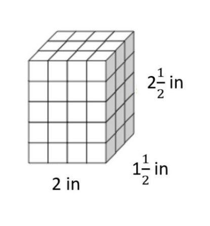 If each cube has a side measure of 12 inch, what is the volume of the rectangular-example-1