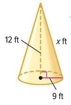 Find the missing measure in the figure. Look to see how the right triangle is being-example-1