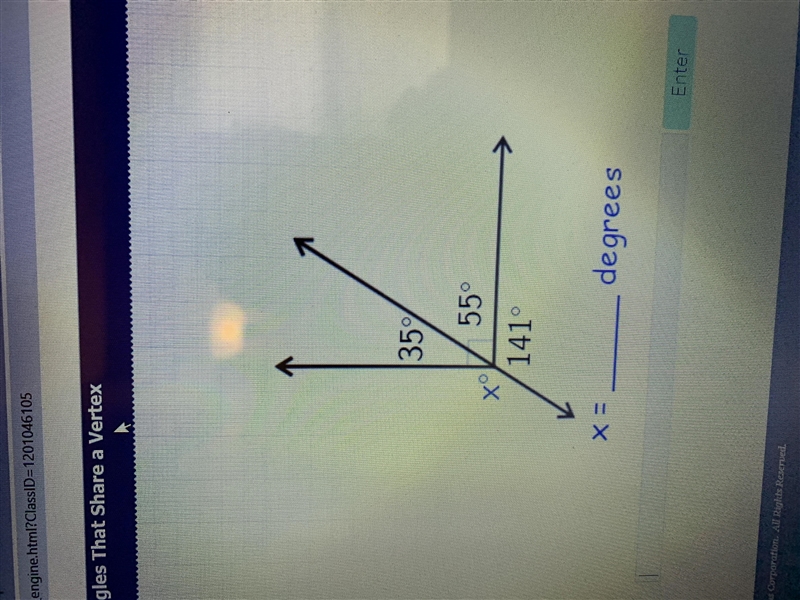 I need help with this. The subject is Angles That Share A Vertex, I dont understand-example-1