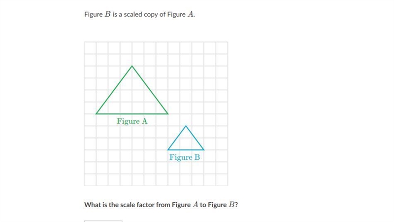 What is the scale factor from Figure A to Figure B (With Screenshots)-example-1