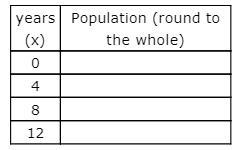 a wildlife manager determines that the function y=200x1.07* represents the deer population-example-1