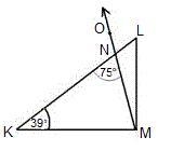 What is the measure of ∠KMN? A. 29 degrees B. 66 degrees C. 53 degrees D. 89 degrees-example-1