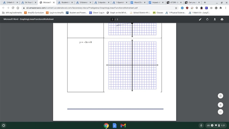 Can you please help me? Graph the following equations on the coordinate plane.-example-1