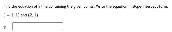 Find the equation of a line containing the given points. Write the equation in slope-example-1