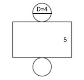 Find the surface area of the cylinder. Use pi=3.-example-1