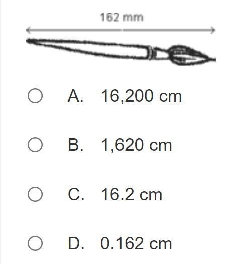 What is the length of the paintbrush in centimeters?-example-1