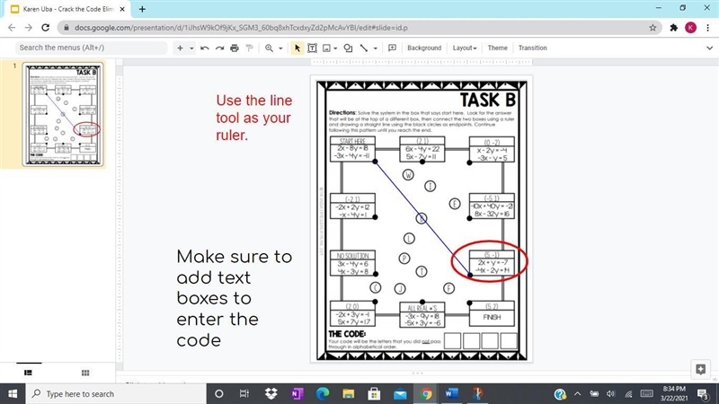 HELP PLS. Solve the system I circled in red.-example-1