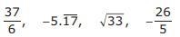 Which list shows these numbers in order from least to greatest?-example-1