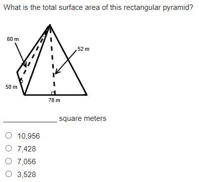 PLEASE HELP!! I'LL GIVE PRAINLIEST!! What is the total surface area of this rectangular-example-1