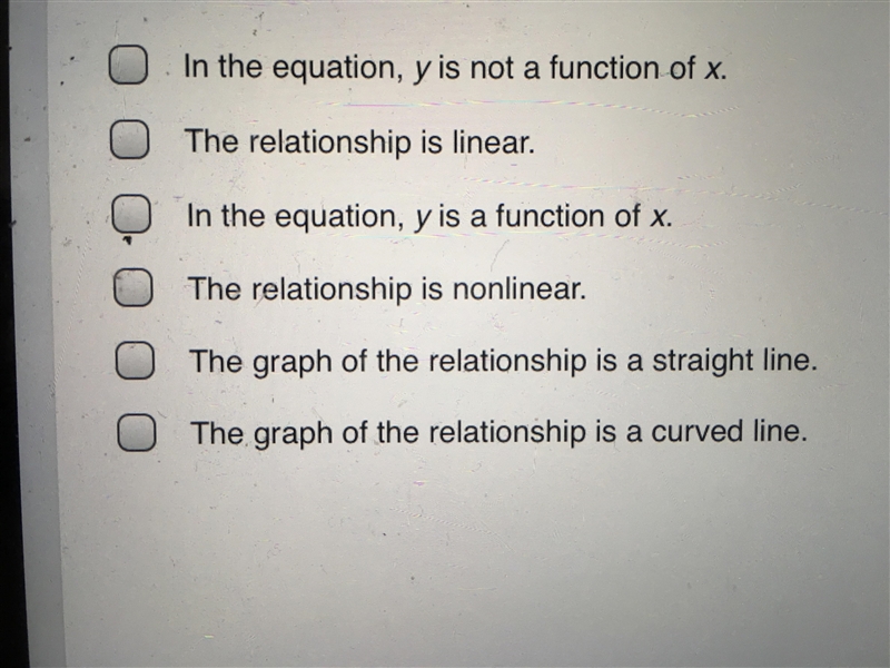 Plssssssss Help!!!!!! A relationship between X and Y is defined by the equation y-example-1