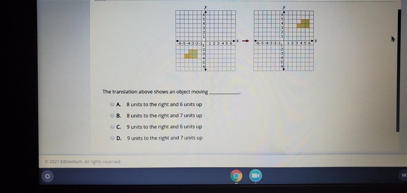 The translation above shows an object moving?-example-1