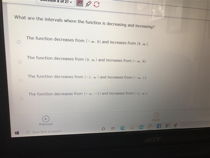 Use the function graphed on the coordinate plane below.-example-2