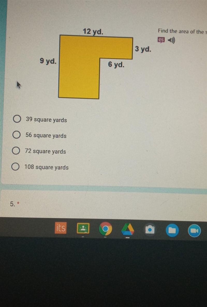 Find the area of the shape​-example-1