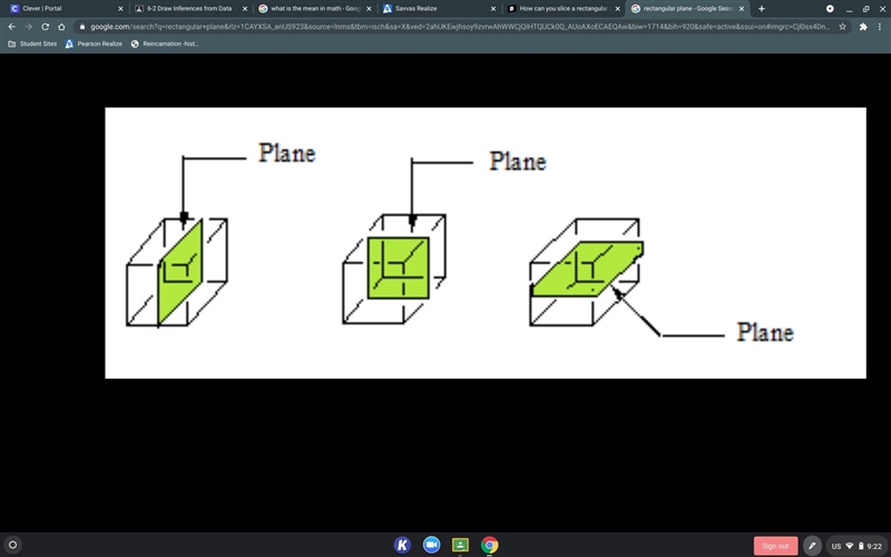 How can you slice a rectangular prism to create a rectangular plane section with the-example-1