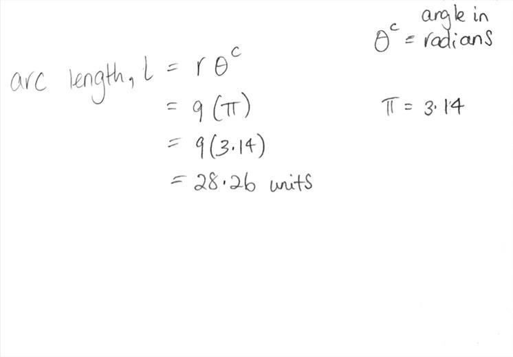 Find the arc length of the semicircle.-example-1