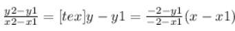 Given the line below. Write the equation of the line, in point-slope form. Identify-example-1