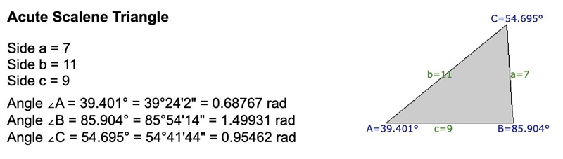 Pythagorean Theorem: a^2 + b^2 = c^2 Question 6 options: No. Since 7^2+9^2≠11^2, the-example-1