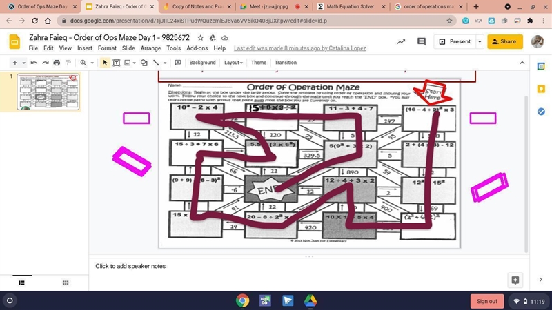 Please please PLEASEE help!! I only have like 10 mins to finish the maze.! I will-example-1