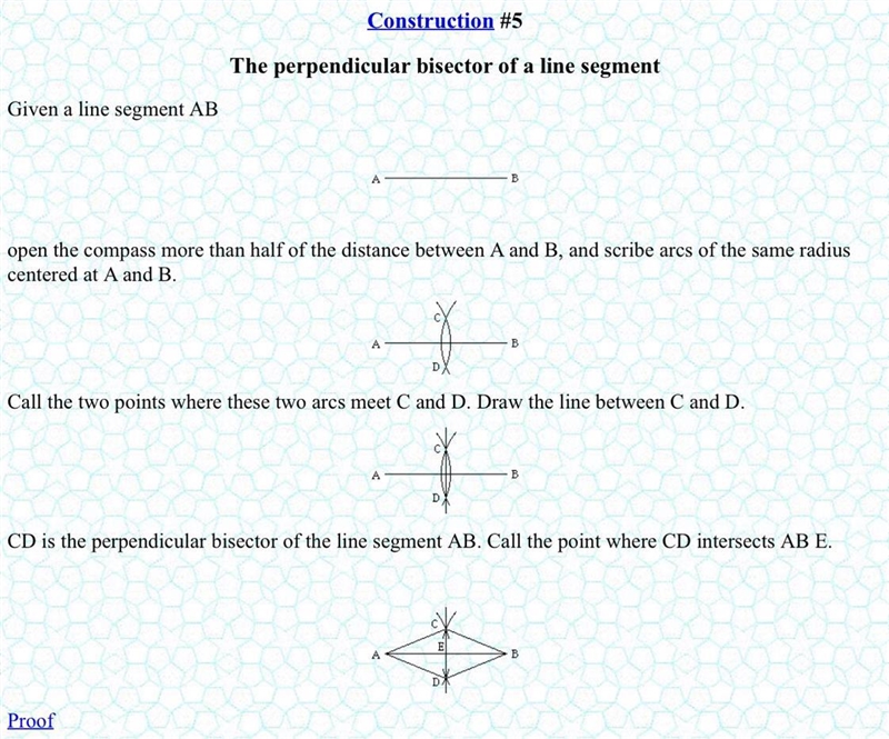 how can you copy a perpendicular bisector using a straightedge, a compass, and a pencil-example-1